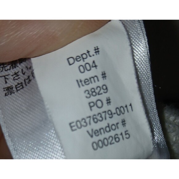 Eddie Bauer Men's L 1/4 zip Pullover Sweater Cream/OffWhite Striped Knit Preppy - Picture 14 of 16